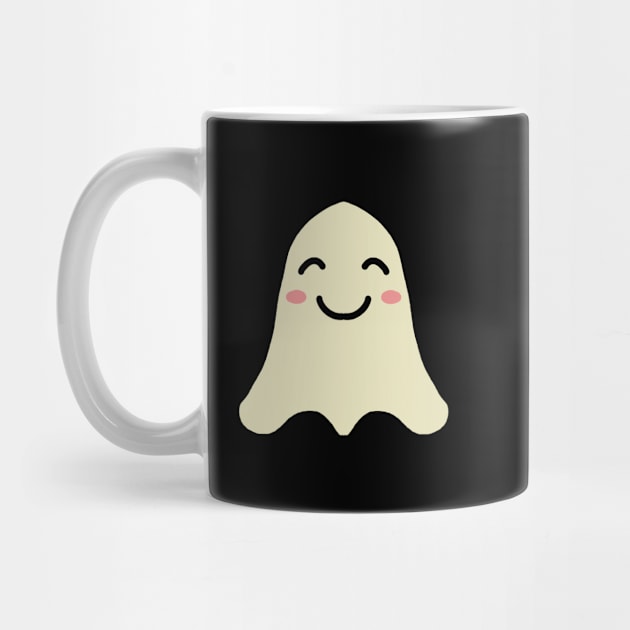 Cute Halloween Baby Ghost by TANSHAMAYA